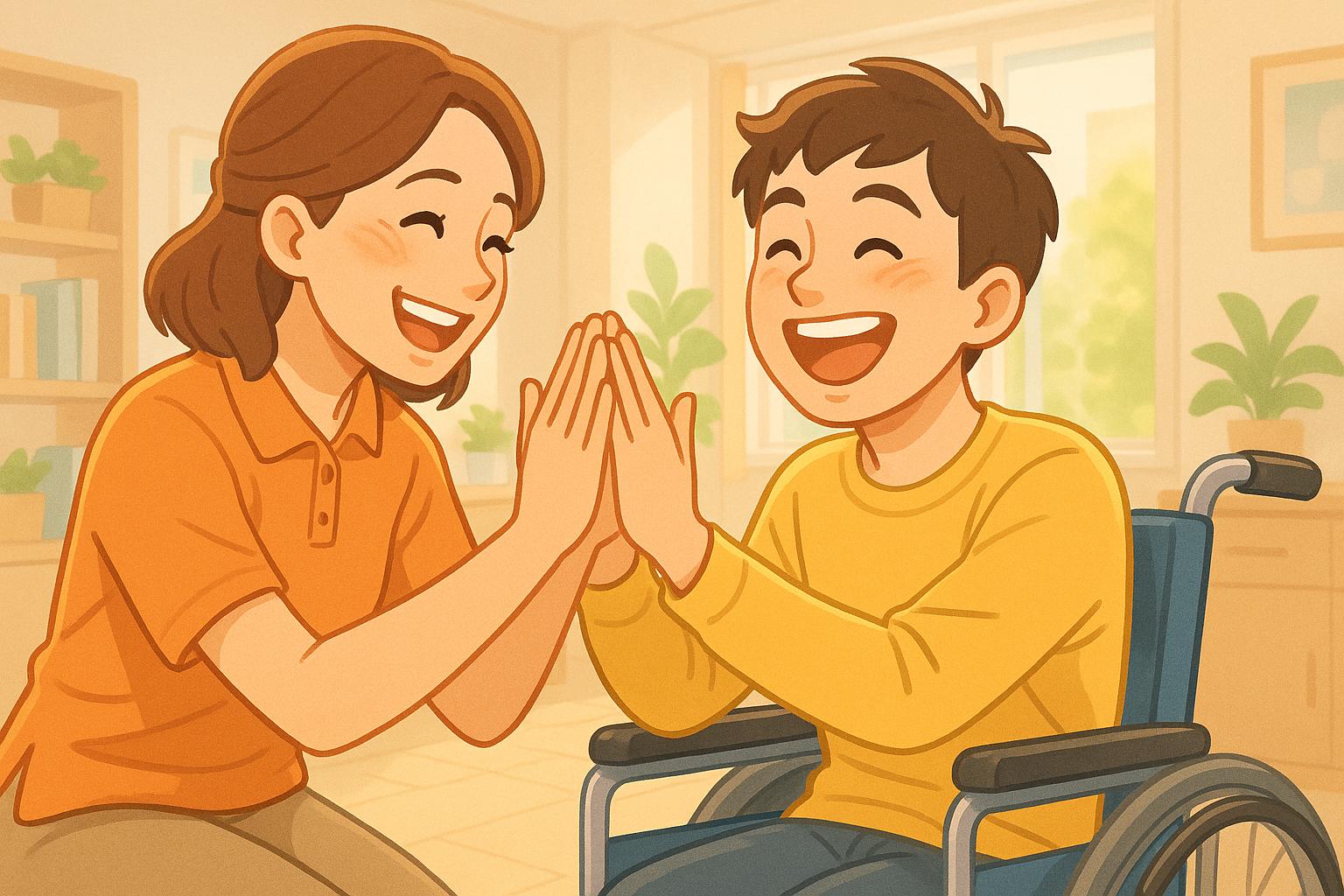 Illustration showing job fulfillment